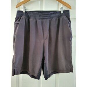 Lululemon Mens Black Pace Breaker shorts size XL moisture wicking gym work out